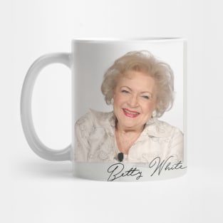 Betty White (Polaroid Framed) Mug